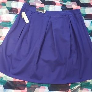 Apt 9 grape pleated skirt womens 18W